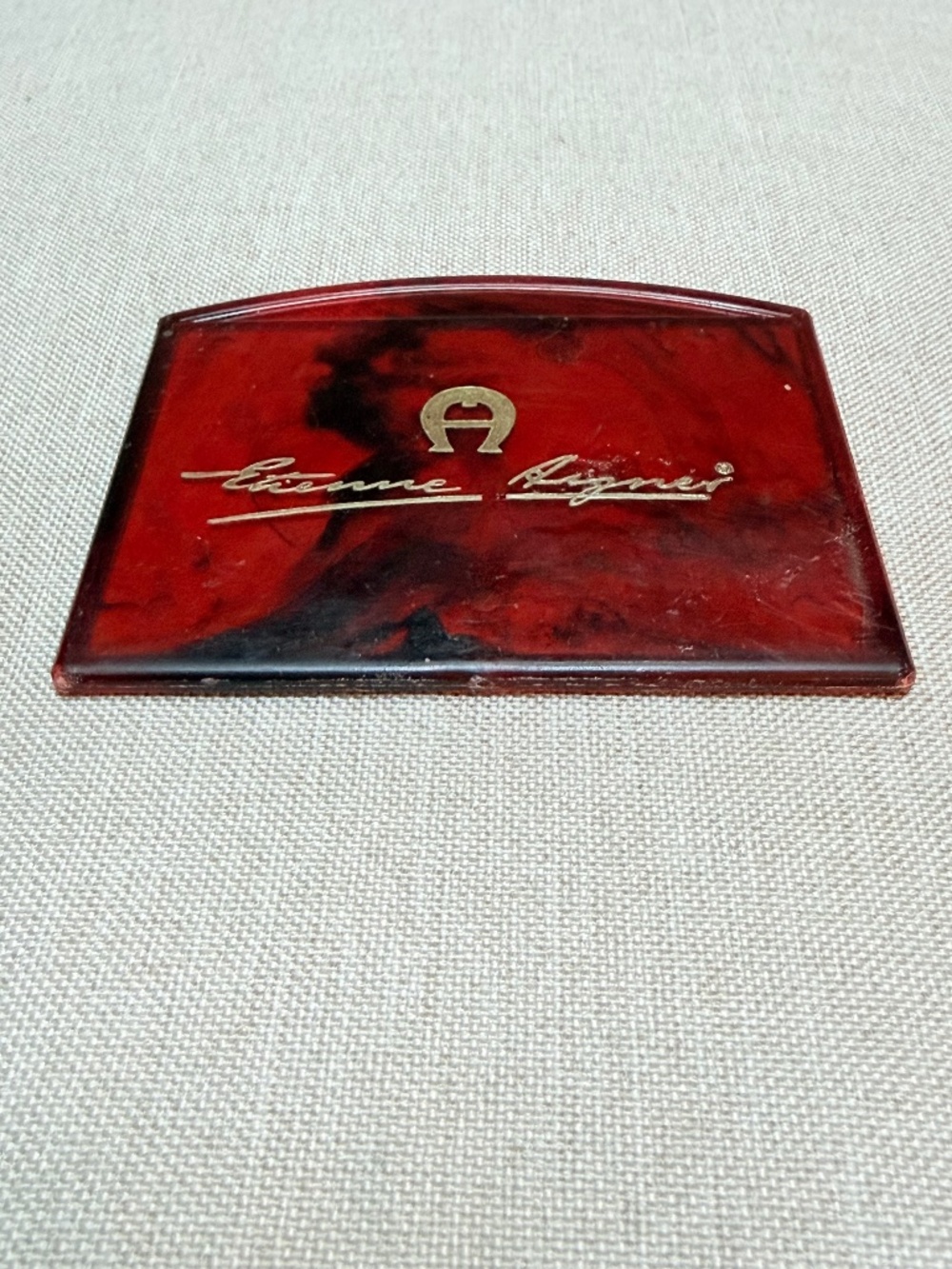 Vintage ETIENNE AIGNER Small Pocket Purse Mirror